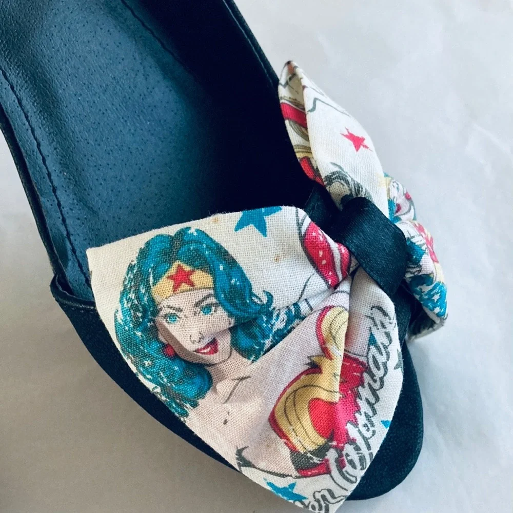🎯WONDER WOMAN fabric flats Shoes - Picture 9 of 12